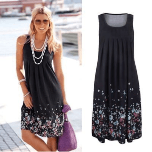 Knee Length Boho Summer Dress