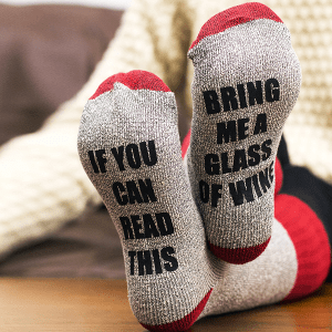 ‘Bring Me Wine’ Socks