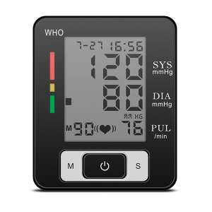 Digital Blood Pressure Monitor Put your health first with Sphygmomanometer accurate readings easy to read LCD screen recovery reads Reading Pressure over nurse NHS Monitor's illnesses illness home healthy healthcare health elderly display Digital detection carer care blood oxygen flow circulation Blood