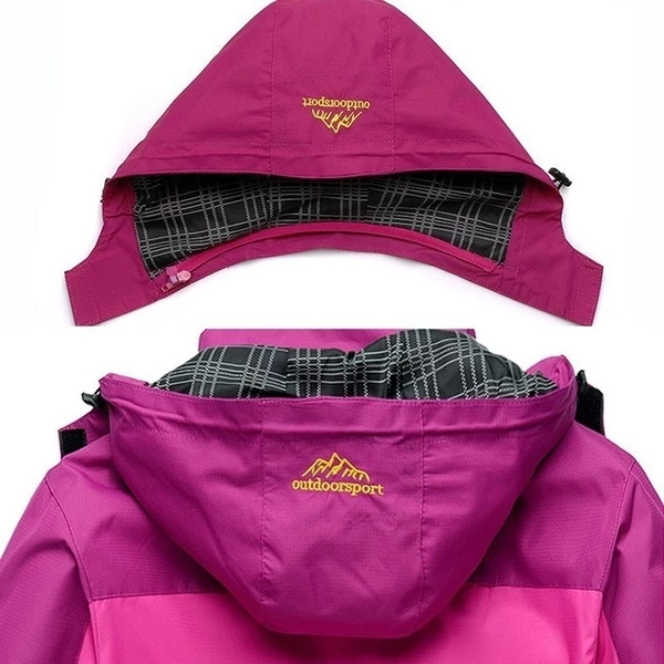Women’s Weather Proof Winter Jacket all-weather, all-purpose protects against rain, wind and cold outdoors zip women's women womans woman wintersports winters winter wind Weatherproof waterproof warmth warm walk travel tough thermal rain outdoor lining Ladies Jacket's jacket Hooded hood high quality fitted activities