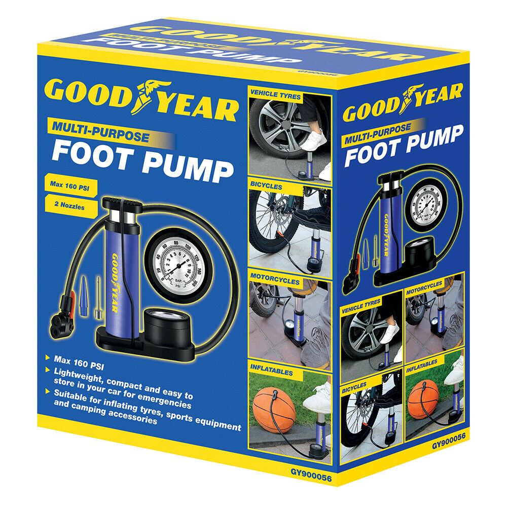 Goodyear MultiPurpose Foot Pump Trenz