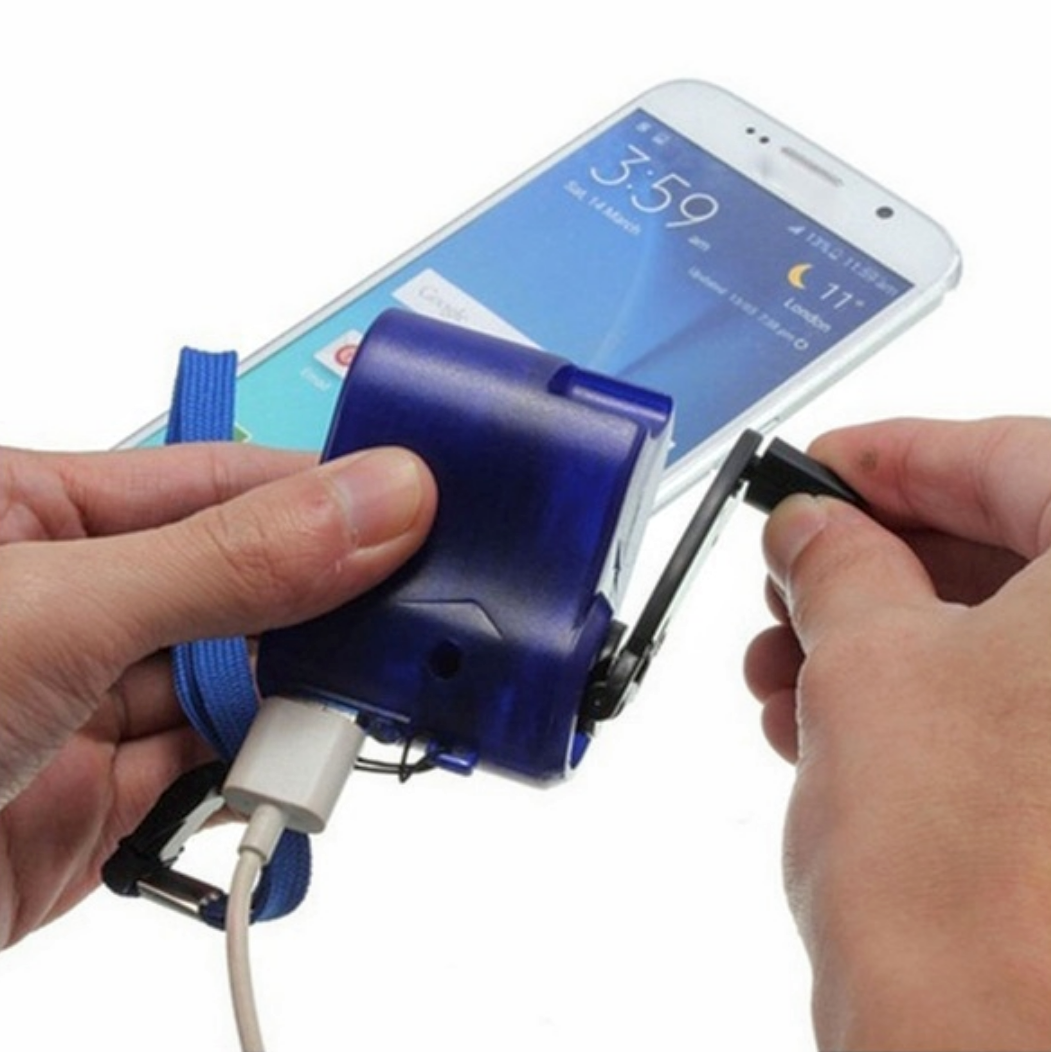 Hand Crank Emergency Phone Charger Trenz