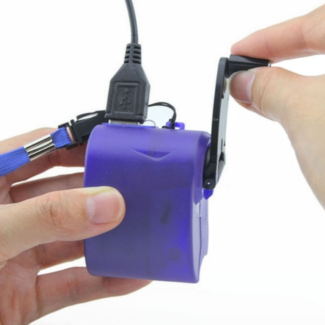 Hand Crank Emergency Phone Charger outdoor charging tool when bored LED light USB interface, 5V output, USB tablets tablet Supply powerful Powered powerbanks PowerBank power supply power bank power phones phone outdoors outdoor mp4 mobiles mobilephone mobile phone mobile Manual Handheld Hand For emergencies Dynamo Crank chargers