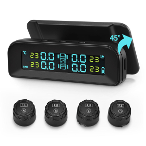 Car Tyre Pressure Monitor System Keep your tyres in optimum condition with this universal C260 vans tyre TPMS TMPS tires tire Testing Tester's Tester test systems suv solar-powered Sensors Sensor Screen Real-time readings read range rover nuts nut motorway MOT Monitors Monitoring LED lcd IP67 ford cars bmw accurate