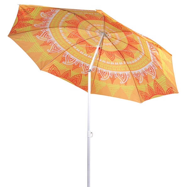 1.9M Garden Parasol Sunshade Canopy – Orange