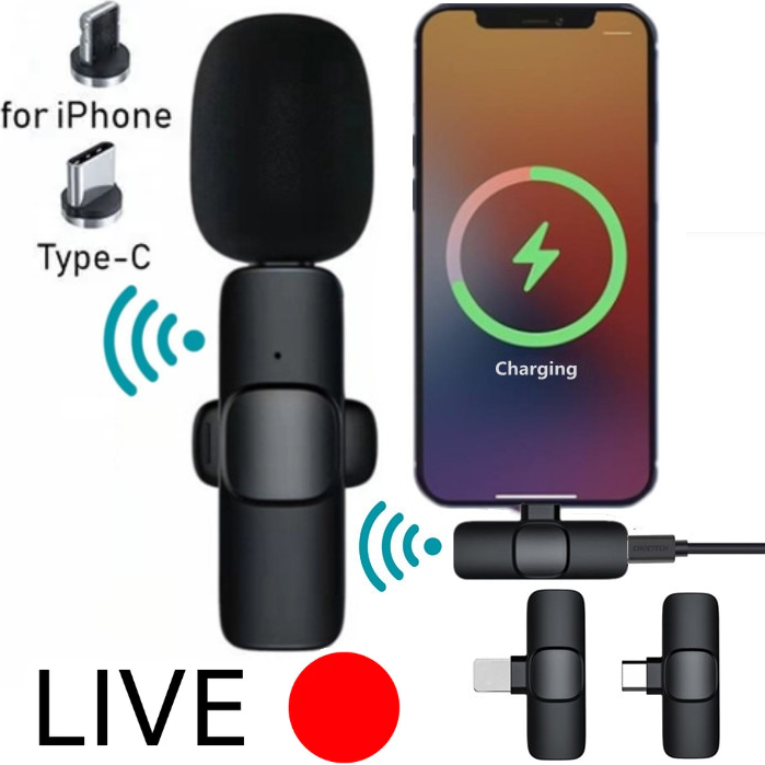 Wireless Lavalier Mobile Phone Microphone