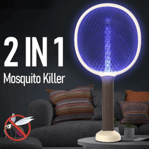 2-in-1 Fly Swatter and Mosquito Lamp