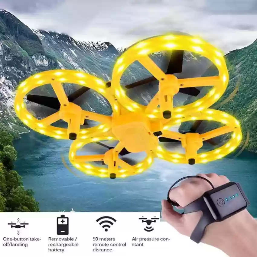 Hand Gesture Control Quadcopter Drone